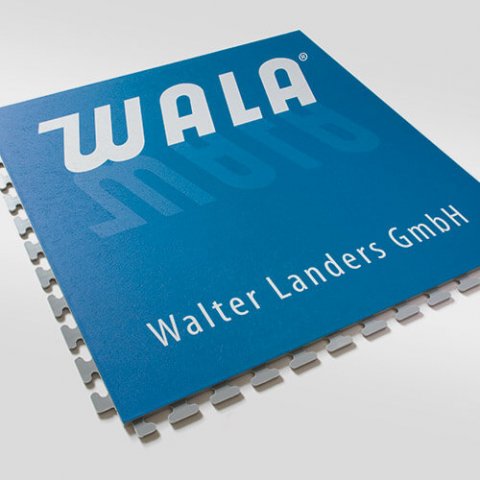 Baldosa de PVC personalizada