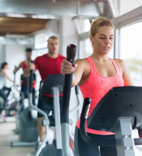 Suelo de PVC resistente para gimnasios