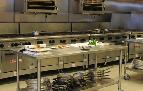 Limpieza del suelo en cocinas industriales